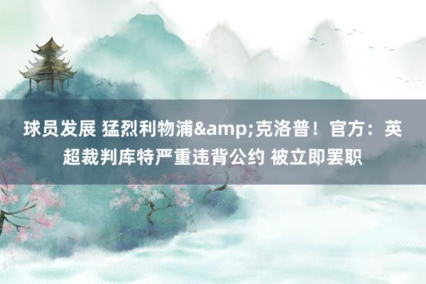 球员发展 猛烈利物浦&克洛普！官方：英超裁判库特严重违背公约 被立即罢职