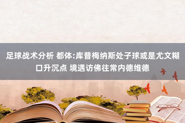 足球战术分析 都体:库普梅纳斯处子球或是尤文糊口升沉点 境遇访佛往常内德维德