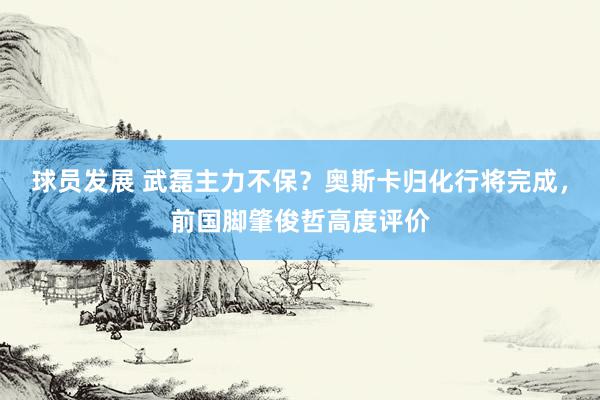 球员发展 武磊主力不保？奥斯卡归化行将完成，前国脚肇俊哲高度评价